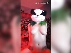 LEAKED ONLYFANS SEXY SCARY HALLOWEEN PANDA