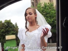 Super hot bride Amirah gets rejected and she gets picked up by a stranger