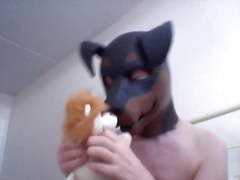 Rubber Doggy Masked Girl Is Quite Kinky