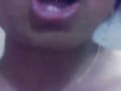 Self-shot masturbation video with nast Indian slut.