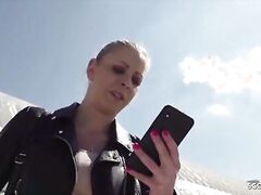 GERMAN SCOUT - Tourist Teen Julia Public Agent Fuck on Malle