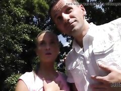 HUNT4K. Man invites couple to his place and fucks teen...