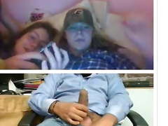 Webcam flash dick