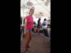Braless waitresses