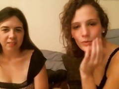 Girlfriends tease fans with their tits and pussy play