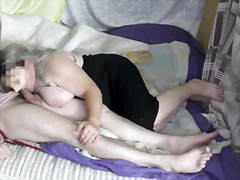 Huge HOUSEWIFE does oral and ass fuck sex