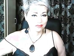 Super mature Russian slut AimeeParadise's asshole gaping .!.