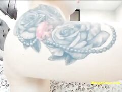 Horny BongaCams blonde bangs her ass and cums from pleasure