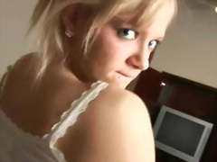 Blonde Teen Lapdance Tease Grind