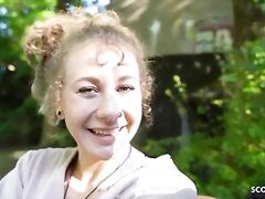 GERMAN SCOUT - FIRST ANAL CREAMPIE FOR TINY TEEN JULIA JUICE