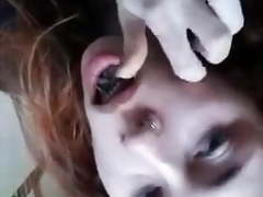 Pissed panties in to mouth