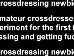 Having hot phone sex while crossdressing