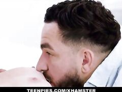 Curvy Tattooed Teen Aria Kai Gets Neighbor's Cum Inside Her Pussy
