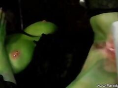 Wicked Witch Gives Scary Blowjob