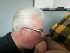 Blowjob from a grandpa