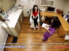 Lenna Lux Gets Gyno Exam By Doctor From Tampa & Nurse Lilith Rose