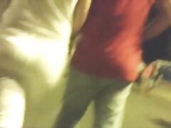 Huge butt wife in white jeans