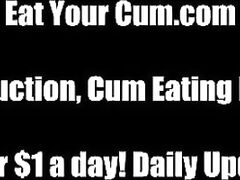 Jerk off and eat a hot load of cum for me CEI