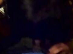 Indian slut enjoys sucking on cock.