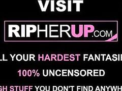 Amateur Submissive Brunette Teen Dicked Down Interracially