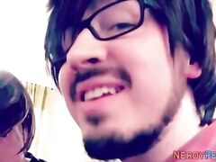 Leeds dork fucks cougar and slut