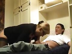 The Nasty aunt and her unarmed little boy! Hot Milf!