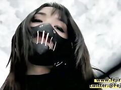 Fejira com lesbian latex mistress femdom slave