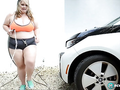 CJ Woods At The Car Wash and Free Gay Fatty Man Porn and Fat Squirting