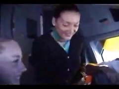 Real Air Stewardess Tease
