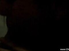 Italian MILF White Corset Blow