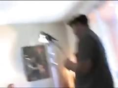 Two porn girls engage in a fight