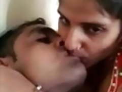 Indian gf bf romance In home