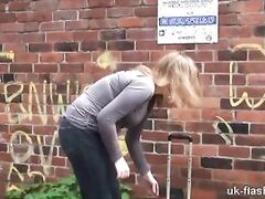 Lassie gets naked in public