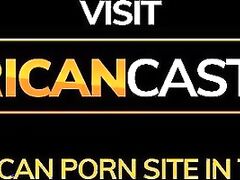 Spied on African Girl Getting Dressed At Real Amateur Casting