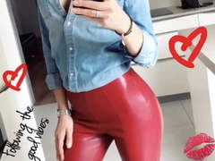 Hot milf in leather #2