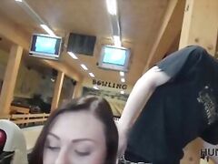 HUNT4K. Brunette sucks cock and gives pussy for drilling