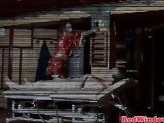 Tourist fucking a Dutch escort