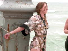 Ashley Lane is trampled by a crowd of drooling strangers, te