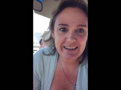 Suck and cum in car