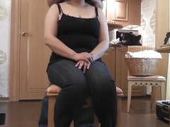 House wife boobs,wand massage