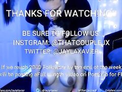 He Kisses her after Cumming in her Mouth!! Horny Couple wants you to watch!!