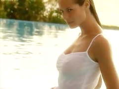 Heidi Klum see-through photoshoot at the beach