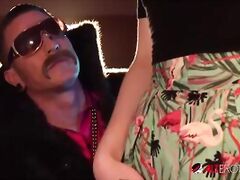 Cute blonde Arielle Aquinas fucks the new director