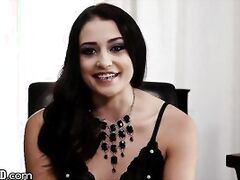 Avi Love loves getting deep face-fucked