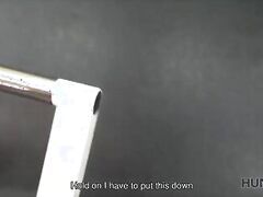 HUNT4K. Spontaneous pickup in the gym causes passionate sex