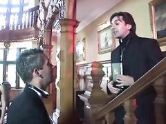 Blonde fiancee wanted to get married and have an gangbang with everyone in the room