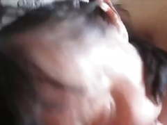 Sucking with a cum