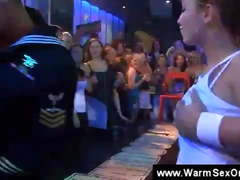 Sailors stripping for the ladies