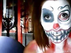 Shaye Rivers Halloween Clown Masturbation