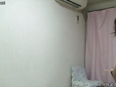 Sexy Japanese Madoka Hitomi change into bikini